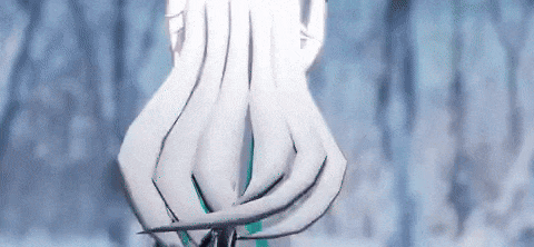 GIF of Xylo(virtual character) dancing.